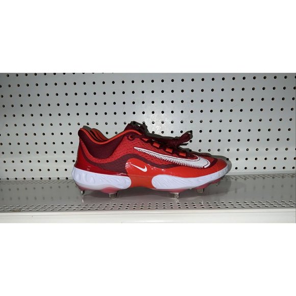 Nike Other - Nike Alpha Huarache Elite 4 Low Mens Metal Baseball Cleats Size 7.5 Red White